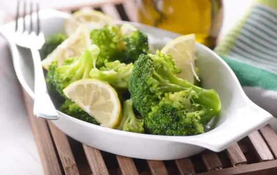 broccoli and lemon