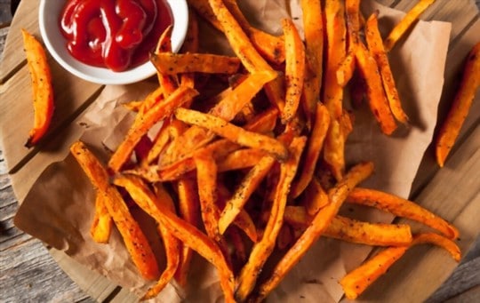 sweet and salty potato fries