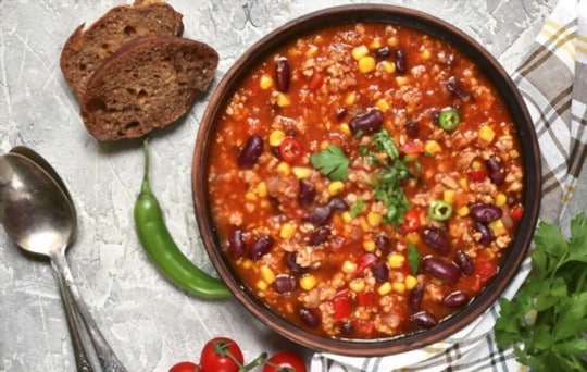 bean and chili soup