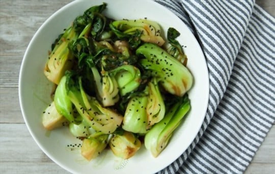 bok choy with ginger and garlic