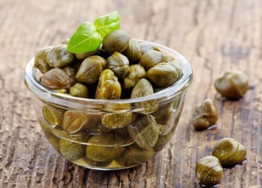capers or caper berries
