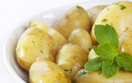 minted new potatoes