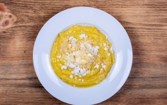 ricotta polenta with parmesan cheese