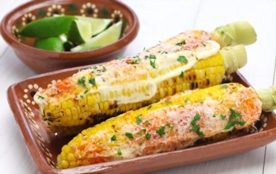 roasted corn with lime