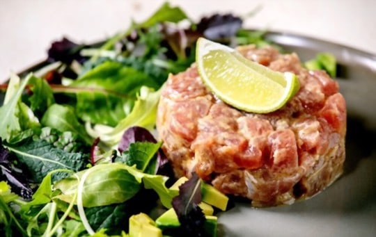why consider serving side dishes with tuna tartare
