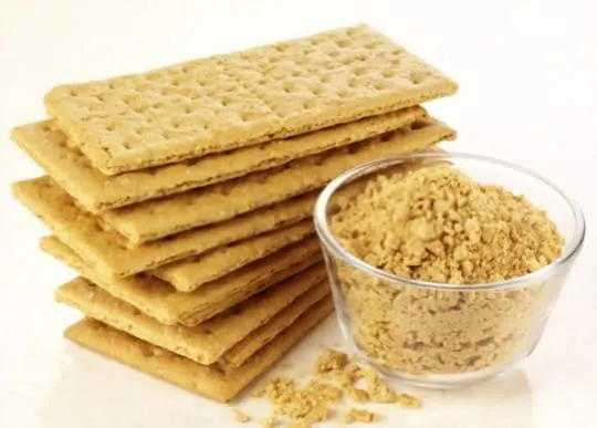 cracker crumbs