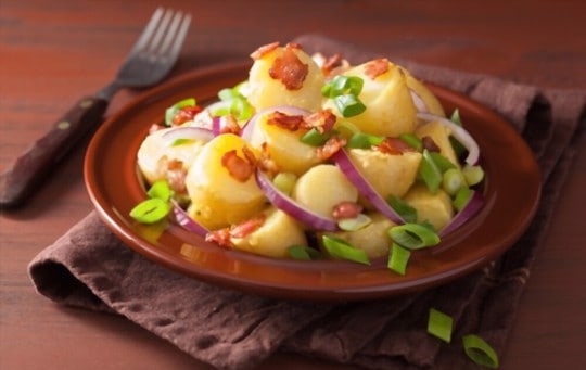 tangy potato and bacon salad