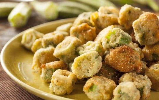 what is fried okra