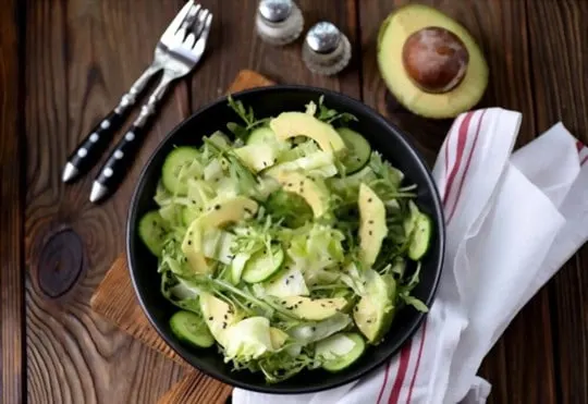 avocado and cucumber salad