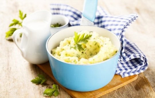 mashed potatoes with herbs