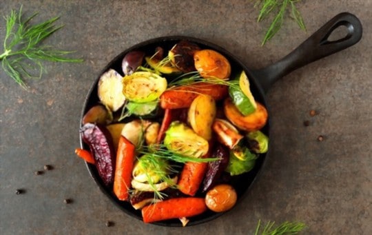 roasted vegetables with garlic and parmesan