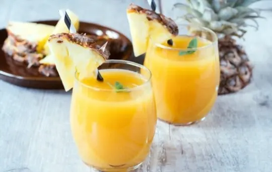 The 5 Best Substitutes for Pineapple Juice