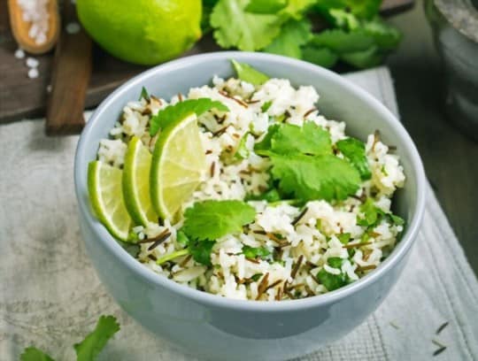 cilantro rice with lime